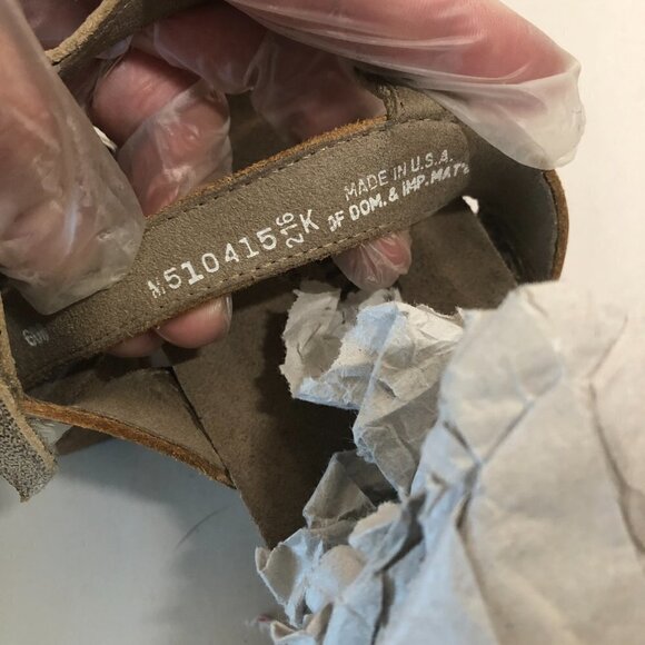 MUNRO Wedge Sandals Women's Size US8 Gold White Perfect Fit Mini - Picture 7 of 13